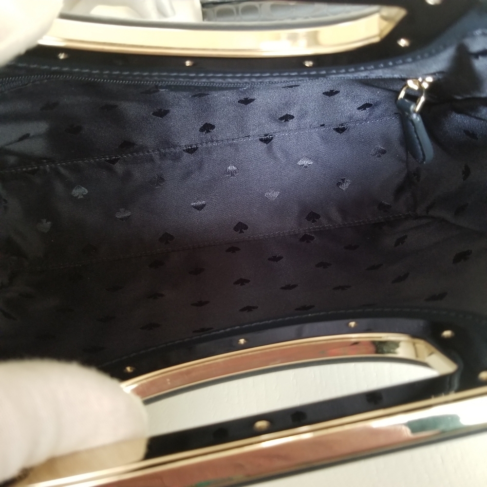 Kate Spade Woven Convertible Clutch Bag Crossbody - Picture 10 of 13